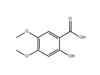 2-羟基-4,5-二甲氧基苯甲酸